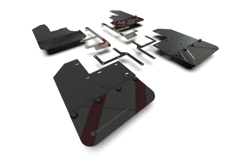 Rally Armor 19-23 Jeep JT Gladiator Mojave/Rubicon Black Mud Flap w/ Army Green Logo MF104-BLK-AGN MF104-BLK-AGN User 1