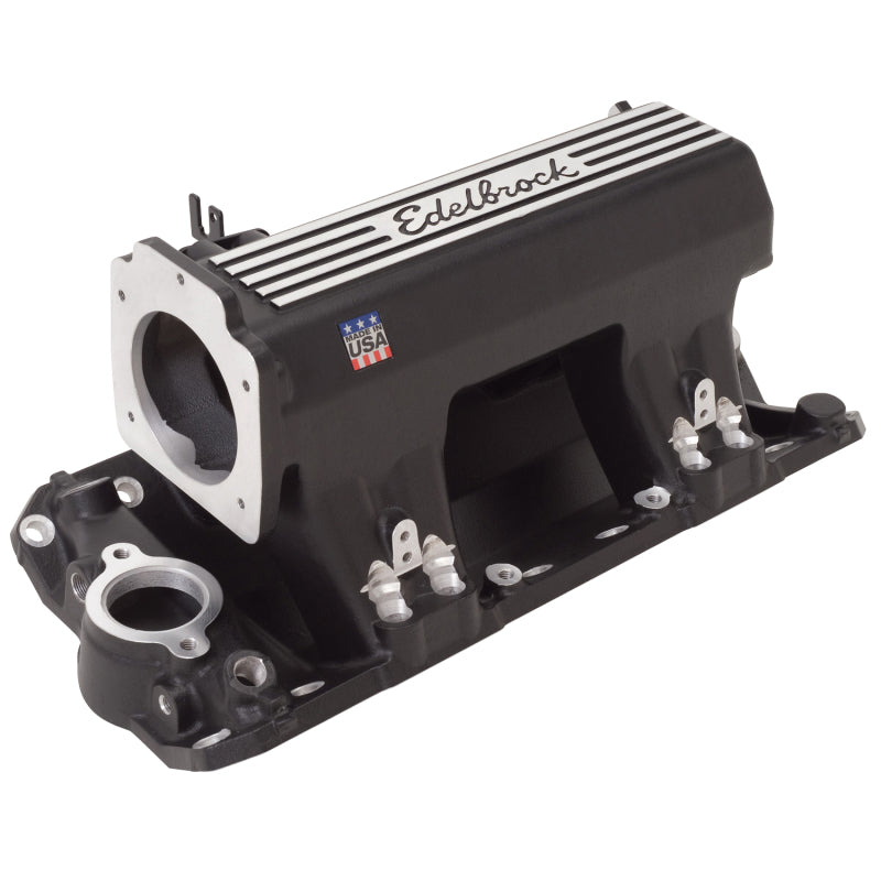 Edelbrock Manifold, Efi, Pro-flo Xt, Sb Chevy, Std Heads With Black Finish 71373 Photo - out of package