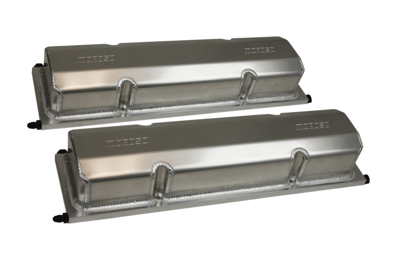 Moroso Chevrolet Small Block (w/13 to 23 Degree Standard Heads) Valve Cover w/Oilers - Alum - Pair 68332 68332 Photo - Primary