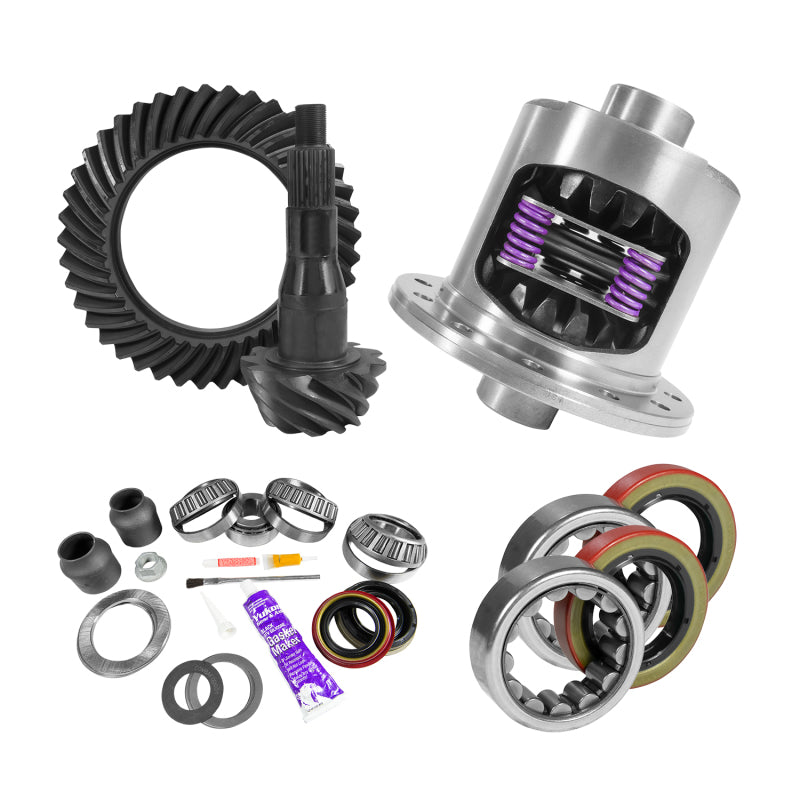 Yukon Gear & Axle Yukon 9.75in Ford 4.11 Rear Ring & Pinion Install Kit 34 Spline Positraction Axle Bearings YGK2093 YGK2093 Photo - Primary