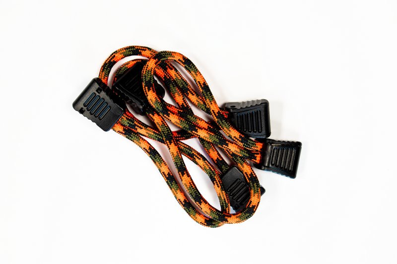 Fishbone Offroad Paracord Zipper Pulls 5 Pcs Orange Camo FB51279-J