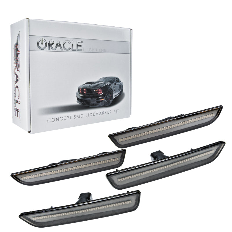 ORACLE Lighting Oracle 10-14 Ford Mustang Concept Sidemarker Set - Tinted - No Paint 9700-020 9700-020 Photo - Primary