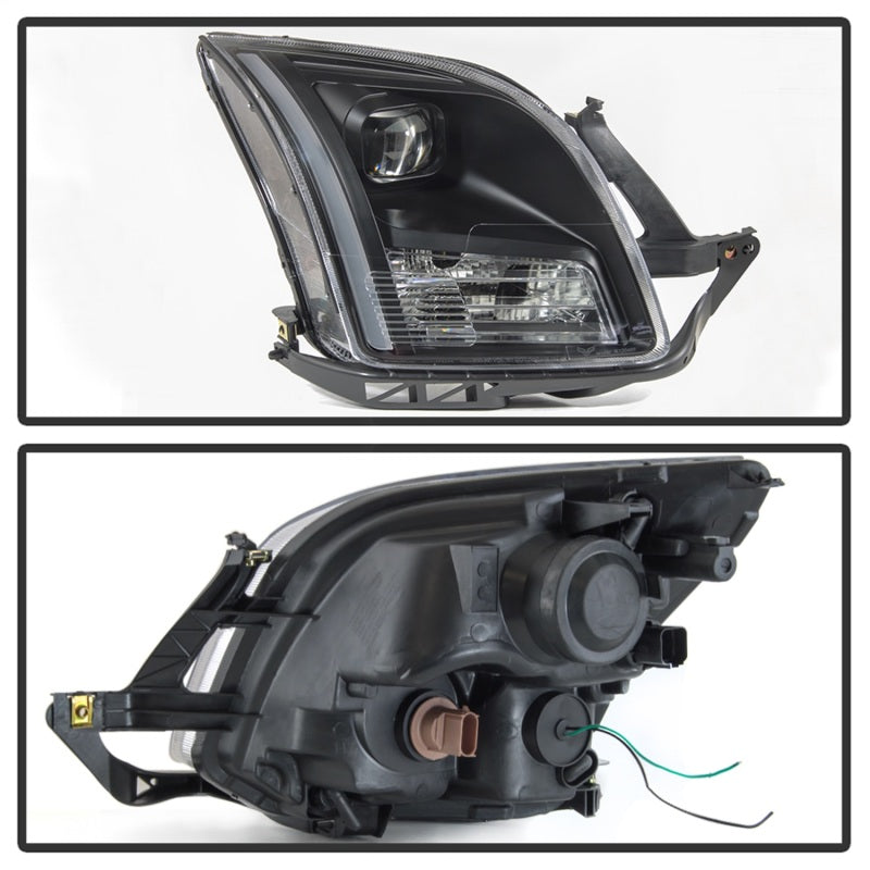 SPYDER xTune 06-09 Ford Fusion Light Bar DRL Projector Headlights - Black (PRO-JH-FFU06-LB-BK) 9042119 9042119 Photo - Unmounted