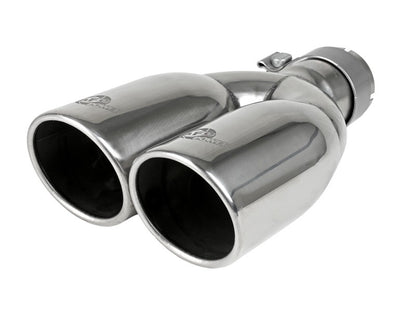 aFe Vulcan Series 3in-2-1/2in 304 SS Cat-Back 2020 Jeep Gladiator (JT) V6-3.6L w/ Polished Tips 49-38084-P 49-38084-P Photo - Close Up