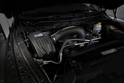 aFe Quantum Cold Air Intake System w/ Pro Dry S Media 09-18 RAM 1500 V8-5.7L Hemi 53-10009D 53-10009D Photo - Mounted