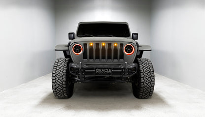ORACLE Lighting Oracle Jeep Wrangler JL/Gladiator JT 7in. High Powered LED Headlights (Pair) - Dynamic - Dynamic 5769J-332 5769J-332 Photo - lifestyle view