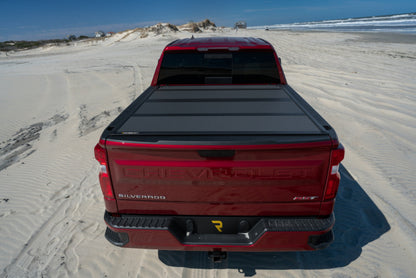 BAK Tonneau Cover, Flip MX4, Folding, Aluminum, Matte Black, Chevy, GMC 448132 Photo - lifestyle view