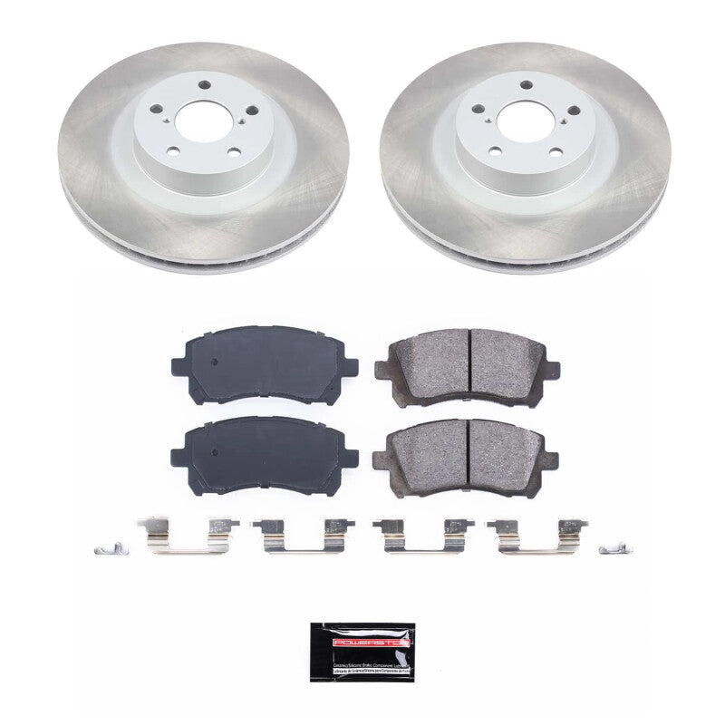 PowerStop Power Stop 01-02 Subaru Outback Front Semi-Coated Rotor Kit SC2369 SC2369 Photo - Primary