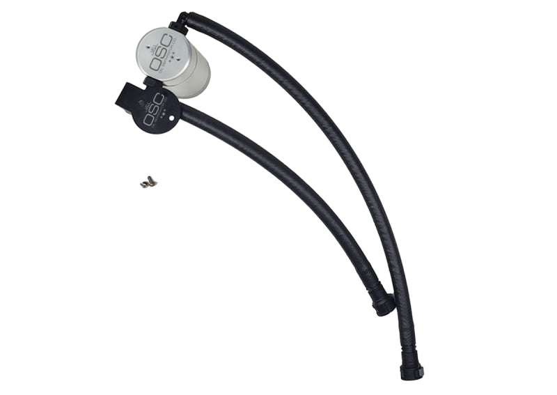 J&L 14-19 Chevrolet Corvette LT1 6.2L Driver Side Oil Separator 3.0 - Clear Anodized 3087D-C 3087D-C Photo - Primary