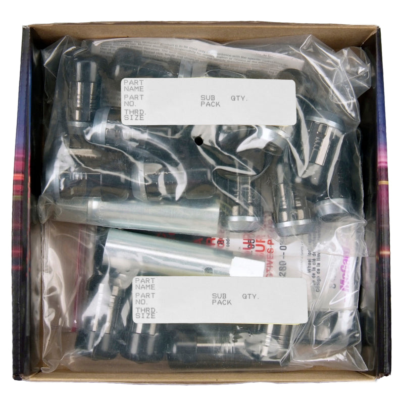 McGard SplineDrive Tuner 8 Lug Install Kit w/Locks & Tool (Cone) M14X1.5 / 22mm Hex - Blk 65815BK 65815BK Photo - in package