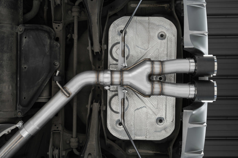 MBRP 2019+ MBRP Hyundai Veloster Turbo Cat Back - T304 Stainless - Carbon Fiber Tip S47053CF S47053CF Photo - Mounted
