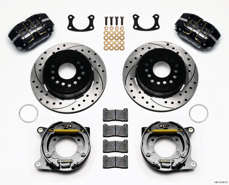 Wilwood DPL P/S Park Brake Kit, Drilled, New Big Ford 140-13181-D Photo - Primary