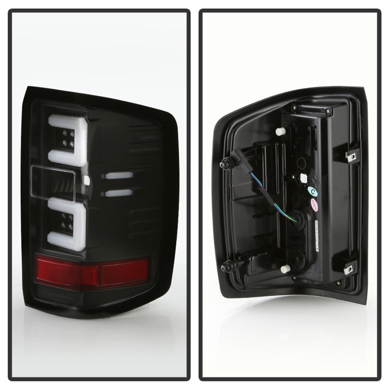 Spyder 16-18 Chevy Silverado Light Bar LED Tail Lights - All Black ALT-YD-CS16-LED-B 5085863 5085863 Photo - Unmounted