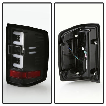Spyder 16-18 Chevy Silverado Light Bar LED Tail Lights - All Black ALT-YD-CS16-LED-B 5085863 5085863 Photo - Unmounted
