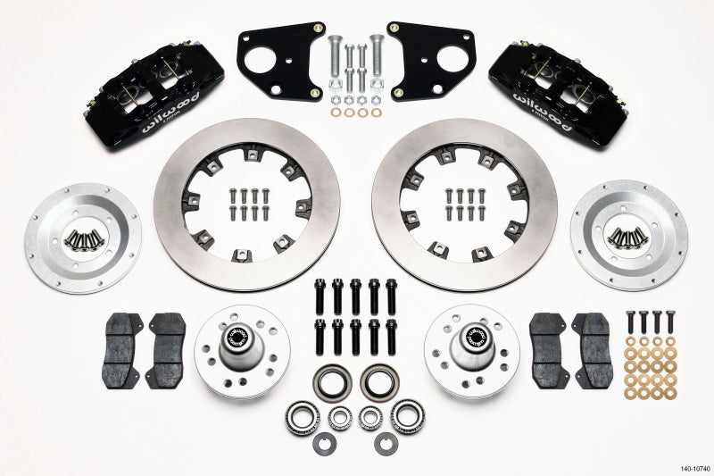 Wilwood Dynapro 6 Front Hub Kit 12.19in 62-72 CDP B & E Body-Drum 140-10740 140-10740 Photo - Primary