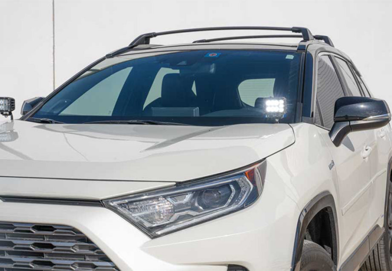 Cali Raised LED Cali Raised 2019+ Rav4 Ditch Mount Kit -Amber Led Pods/Toyota Oem SQ Style Ditch Lights CR3128 CR3128 Photo - Primary