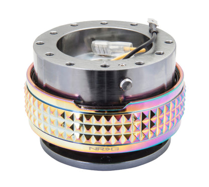 NRG Quick Release Kit - Pyramid Edition - Gunmetal Body / Neochrome Pyramid Ring SRK-210GM/MC SRK-210GM/MC Photo - Primary