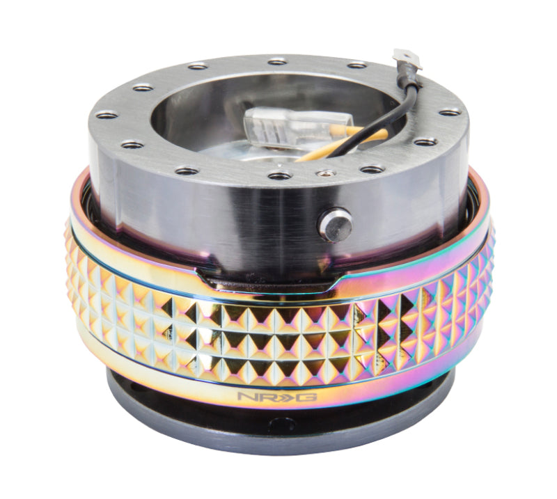 NRG Quick Release Kit - Pyramid Edition - Gunmetal Body / Neochrome Pyramid Ring SRK-210GM/MC SRK-210GM/MC Photo - Primary