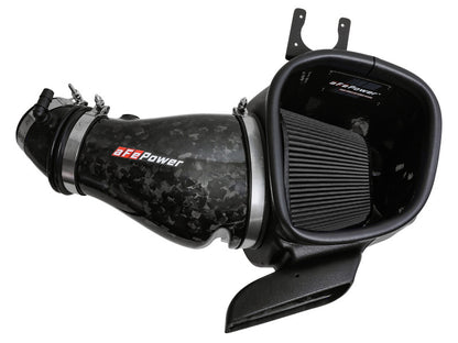 aFe 2021 Dodge Durango SRT Hellcat Track Series Carbon Fiber Cold Air Intake System w/ Pro 5R Filter 57-10028K 57-10028K Photo - Unmounted