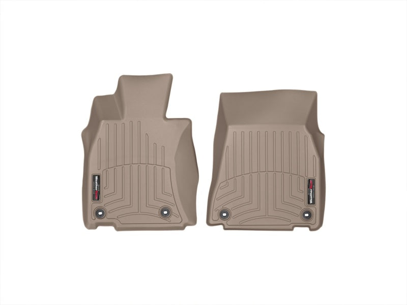 WeatherTech WT FloorLiner - Front - Tan Floor Mats Floor Mats - Rubber main image