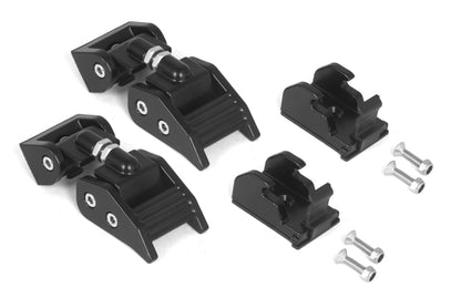 Rugged Ridge Hood Catch Kit,Black Aluminum;97-06 Jeep Wrangler TJ 11210.15 Photo - Primary