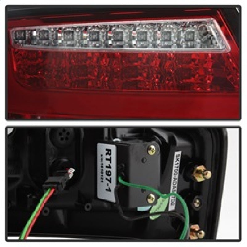 Spyder 08-12 Audi A5 LED Tail Lights - Red Clear ALT-YD-AA508V2-LED-RC 5083258 5083258 Photo - Unmounted