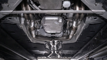 Stainless Works 2016-18 Cadillac CTS-V Sedan Headers 2in Primaries 3in Catted Leads Into X-Pipe CTSV16HCAT CTSV16HCAT Photo - Mounted