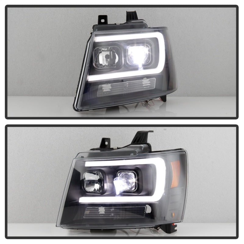 Spyder Chevy Suburban 1500/2500 07-14 Tahoe 07-14 LED Headlights Black PRO-YD-CSUB07V2PL-BK 5087515 5087515 Photo - Unmounted