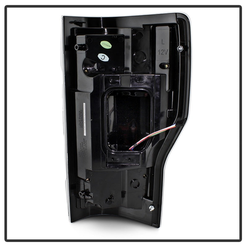 Spyder 17-18 Ford F-250 SD (w/Blind Spot Sensor) LED Tail Lights - Chrm (ALT-YD-FS17BS-LED-C) 5085641 5085641 Photo - Unmounted