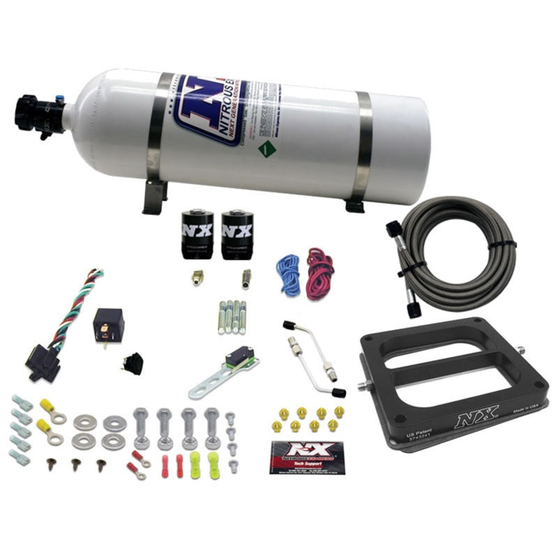 Nitrous Express Dom/Alcohol Nitrous Kit (100-500HP) w/15lb Bottle 50075-15 50075-15 Photo - Primary