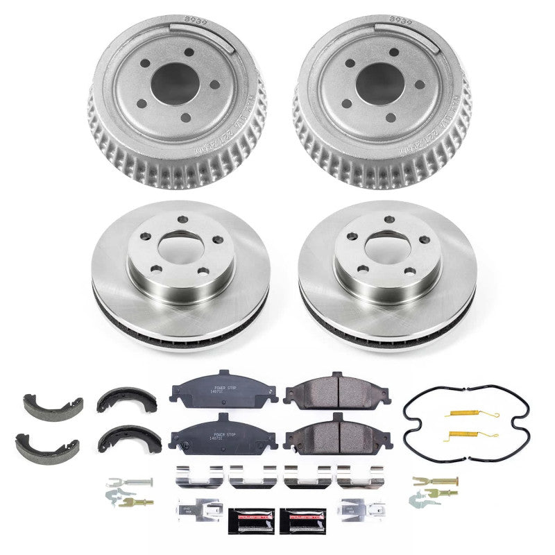 PowerStop Power Stop 03-04 Oldsmobile Alero Front & Rear Autospecialty Brake Kit KOE15505DK KOE15505DK Photo - Primary