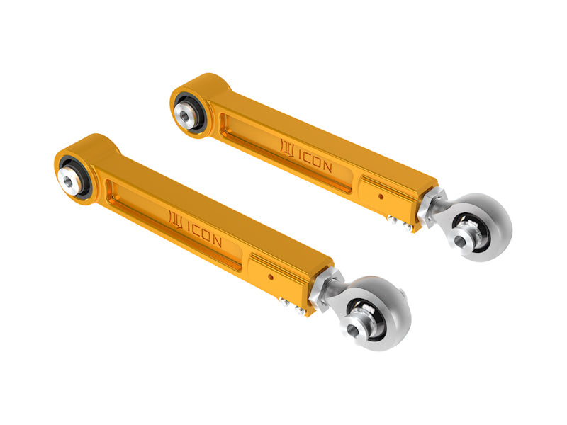 ICON 22-23 Toyota Tundra / 2024 Toyota Tacoma Billet Rear Upper Link Kit - Gold Anodized 54102G 54102G User 1