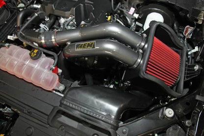 AEM Induction AEM 2015 Ford F-150 3.5L V8 Cold Air Intake System 21-8128DC 21-8128DC Photo - Mounted