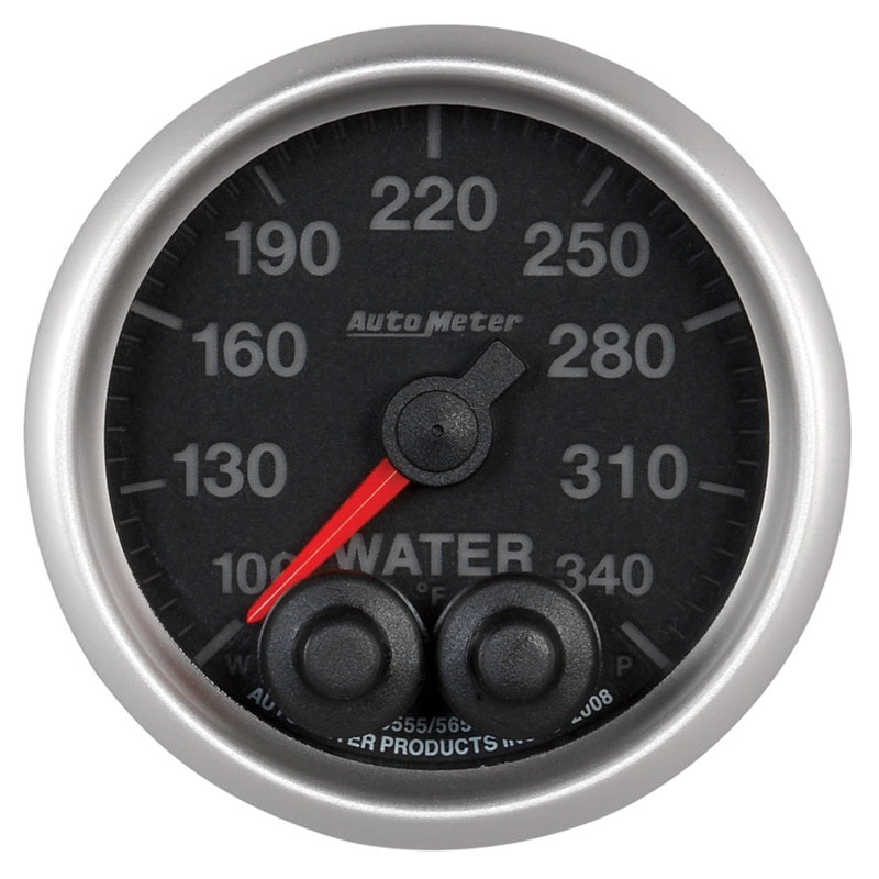 Autometer Gauge, Water Temp, 2 1/16", 340 Deg. F, Stepper Motor w/Peak & Warn 5655 Photo - Primary