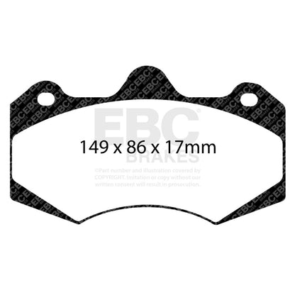 EBC Disc Brake Pad Set DP5042NDX Photo - Unmounted