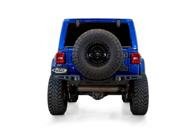 Addictive Desert Designs 18-23 Jeep Wrangler JL Stealth Fighter Rear Bumper R960181280103 R960181280103 Photo - Mounted