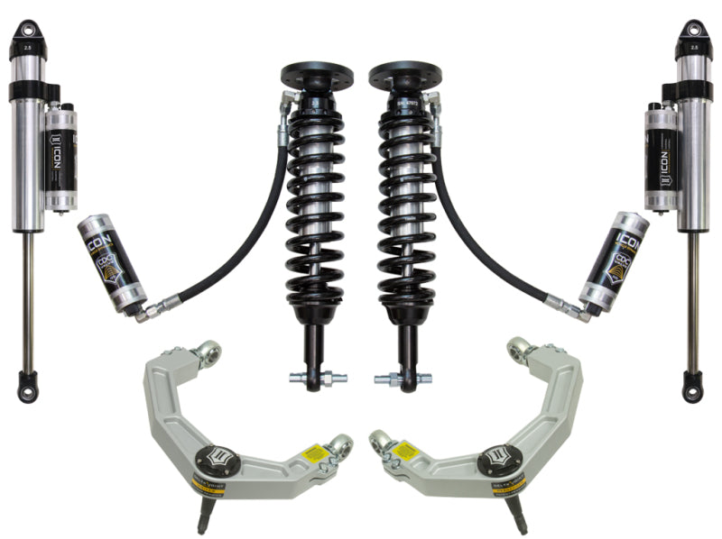 ICON 2015+ Ford F-150 2WD 1.75-3in Stage 5 Suspension System w/Billet Uca K93095 K93095 Photo - Primary