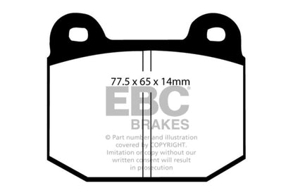 EBC Disc Brake Pad Set DP4197/2R Photo - Primary