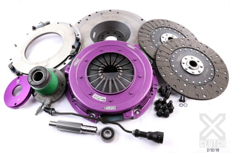 XCLUTCH 14-19 Chevrolet Corvette 6.2L 10.5in Twin Solid Organic Clutch Kit XKCR27632-2G XKCR27632-2G Photo - Primary