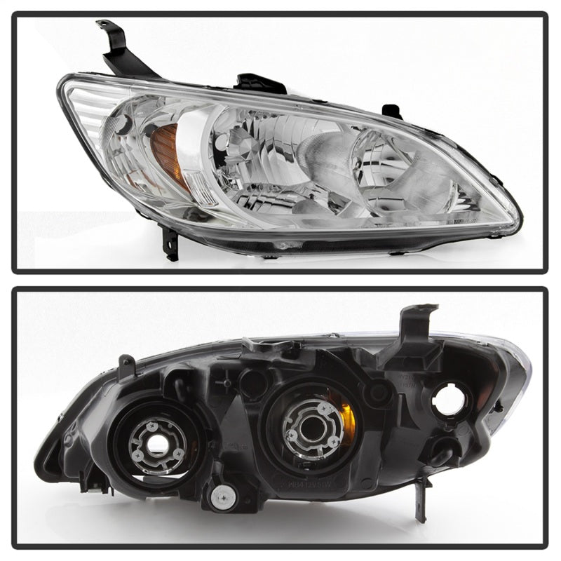 SPYDER xTune 04-05 Honda Civic (Excl Hatchback/Si) OEM Style Headlights - Chrome (HD-JH-HC04-4D-AM-C) 9042713 9042713 Photo - Unmounted