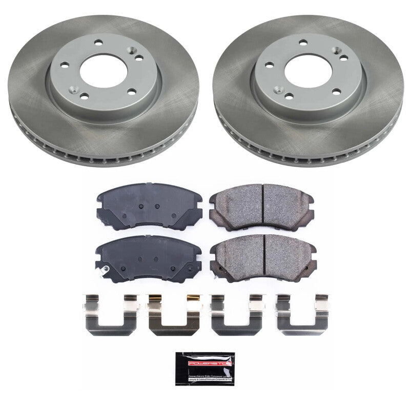 PowerStop Power Stop 10-11 Kia Soul Front Semi-Coated Rotor Kit SC5913 SC5913 Photo - Primary