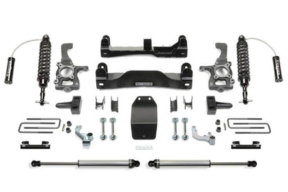 Fabtech 2014 Ford F150 4WD 4in Perf. System w/DL 2.5 Resi Coilovers & Rear DL Shocks K2201DL K2201DL Photo - Primary