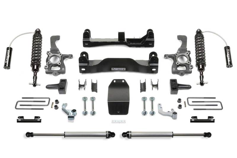 Fabtech 2014 Ford F150 4WD 4in Perf. System w/DL 2.5 Resi Coilovers & Rear DL Shocks K2201DL K2201DL Photo - Primary