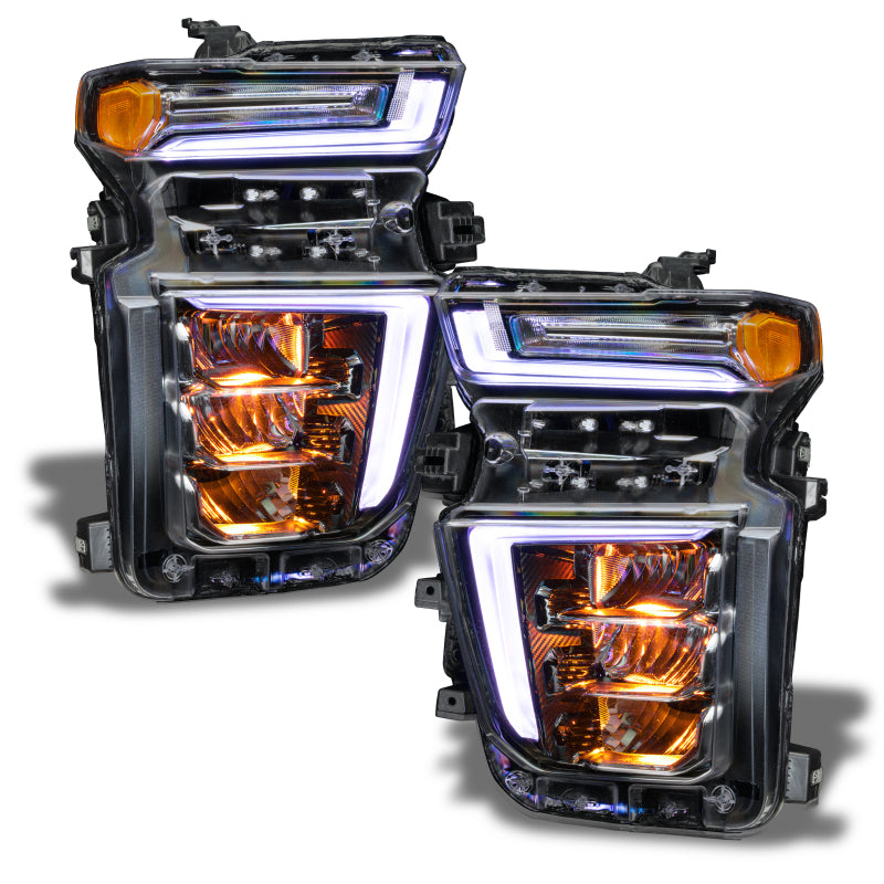 ORACLE Lighting Oracle 20-21 Chevy Silverado HD 2500/3500 RGB Headlight Demon Eye Kit - ColorSHIFT w/o Controller 1453-334 1453-334 Photo - out of package