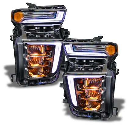 ORACLE Lighting Oracle 20-21 Chevy Silverado HD 2500/3500 RGB Headlight Demon Eye Kit - ColorSHIFT w/o Controller 1453-334 1453-334 Photo - out of package