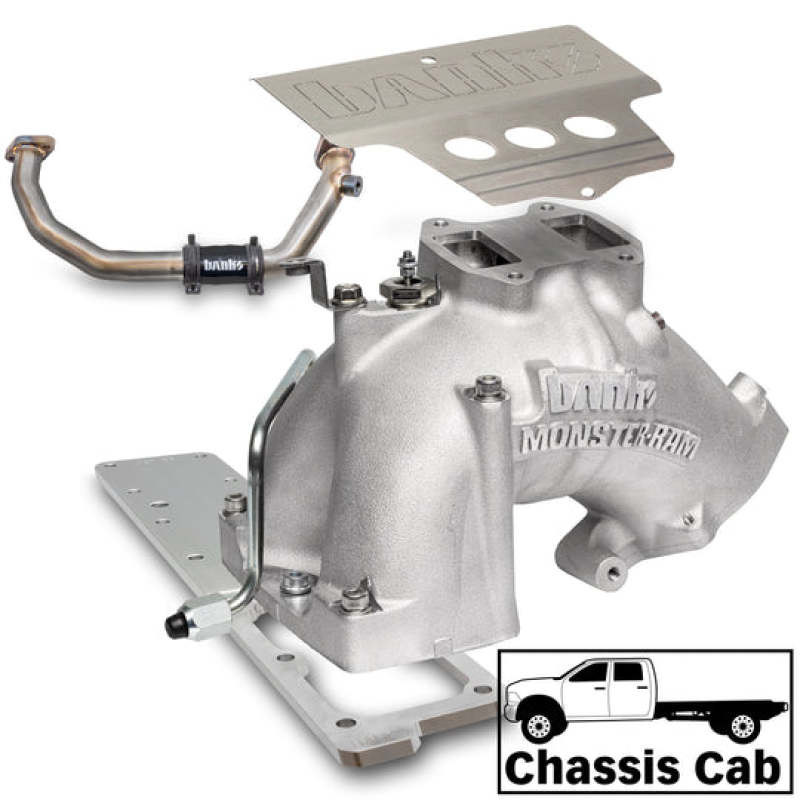 Banks Power 19-24 Ram 3500/4500/5500 6.7L Diesel Monster-Ram Intake System w/Fuel Line - Natural 42805-N