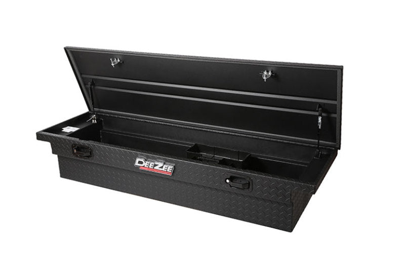Dee Zee Deezee Universal Tool Box - Red Crossover - Single Lid Black BT Pull Handle (Low/Txt Blk) DZ10170LTB DZ10170LTB User 1