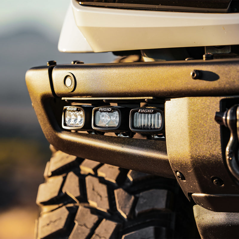 Rigid Industries 2021+ Ford Mod Bumper Triple SR-M Fog Light Kit 46731 46731 Photo - Mounted