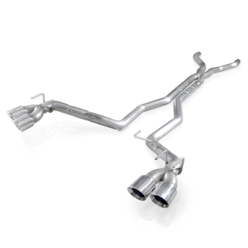 Stainless Works 2012-15 Camaro ZL1 6.2L 3in Catback Dual Chambered Exhaust X-Pipe Quad Tips CA12CB CA12CB Photo - Primary