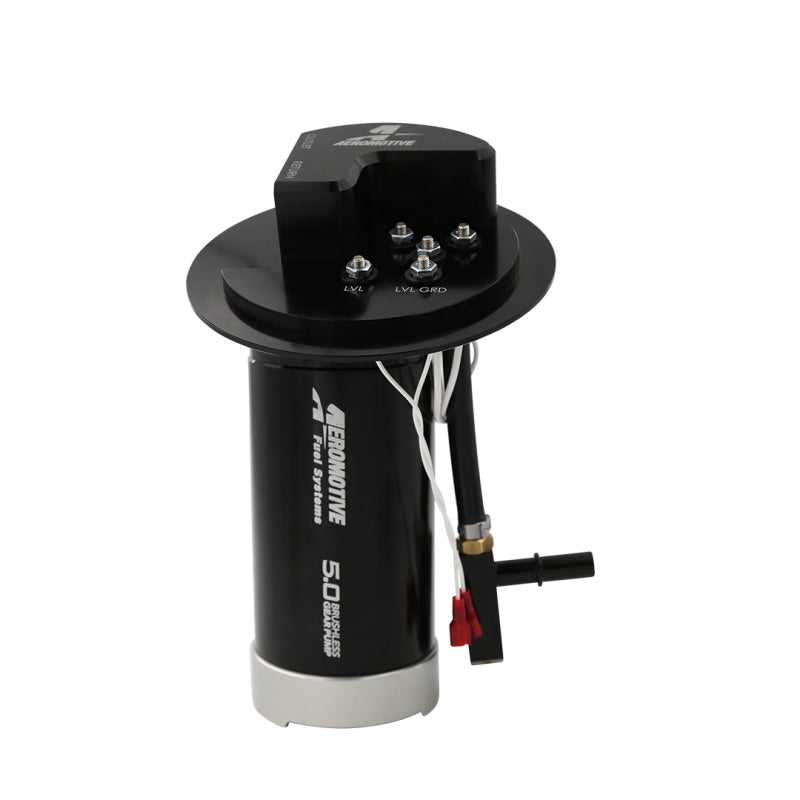 Aeromotive 11-17 Mustang S197/S550 Brushless 5.0 GPM Gear Pump 18-20 GT/Ecoboost 19108 19108 Photo - Primary